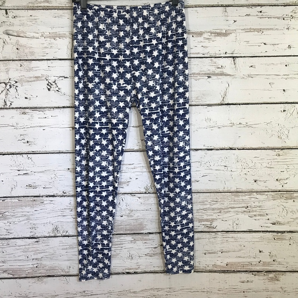 Agnes&Dora star blue soft leggings